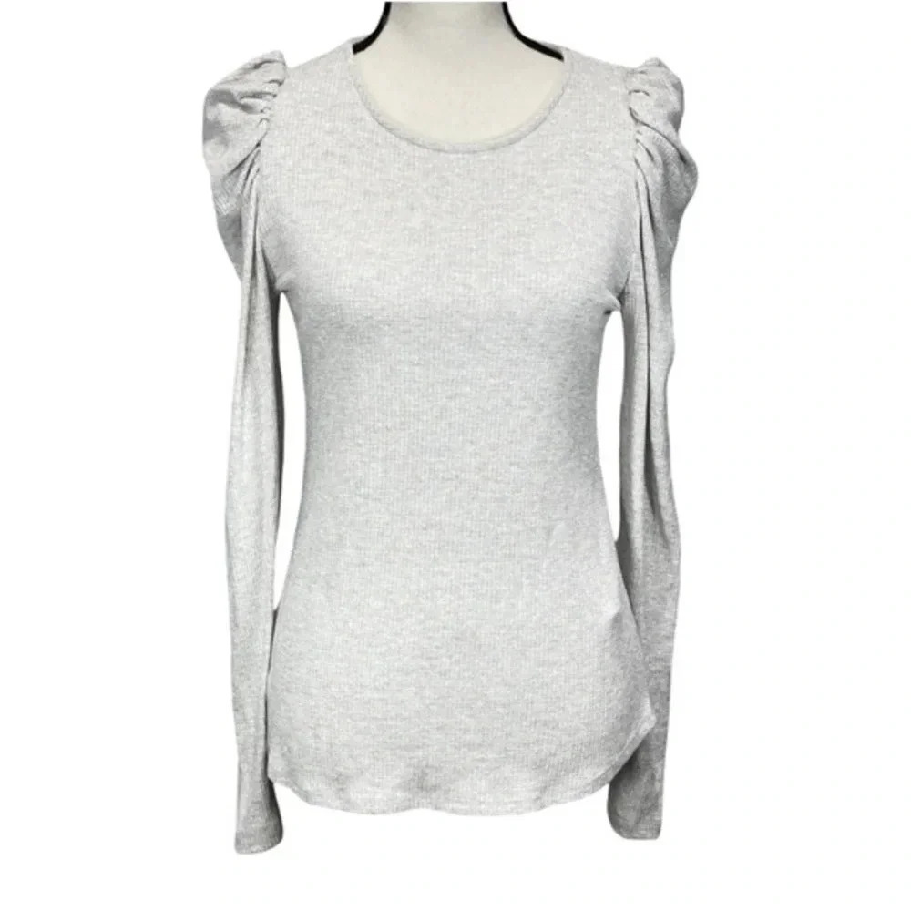 Fifteen Twenty Metallic silver/grey Shirt - Picture 1 of 5